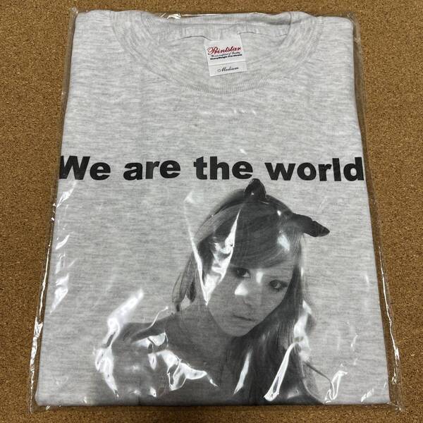 新品 国内正規品 若槻千夏 チャリティー セミヌード Tシャツ グレー Mサイズ