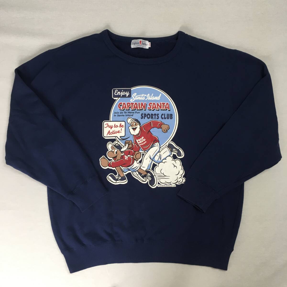 【新品未使用】キャプテンサンタ トレーナー 長袖 ネイビー 白 JOYMARK DESIGN [オンラインストア] / 商品詳細 《キャプテン