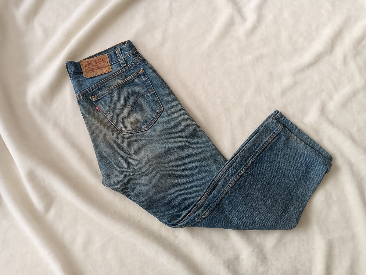 80s USA製 Levi's リーバイス 501 赤耳 ノーリペア 実寸W30