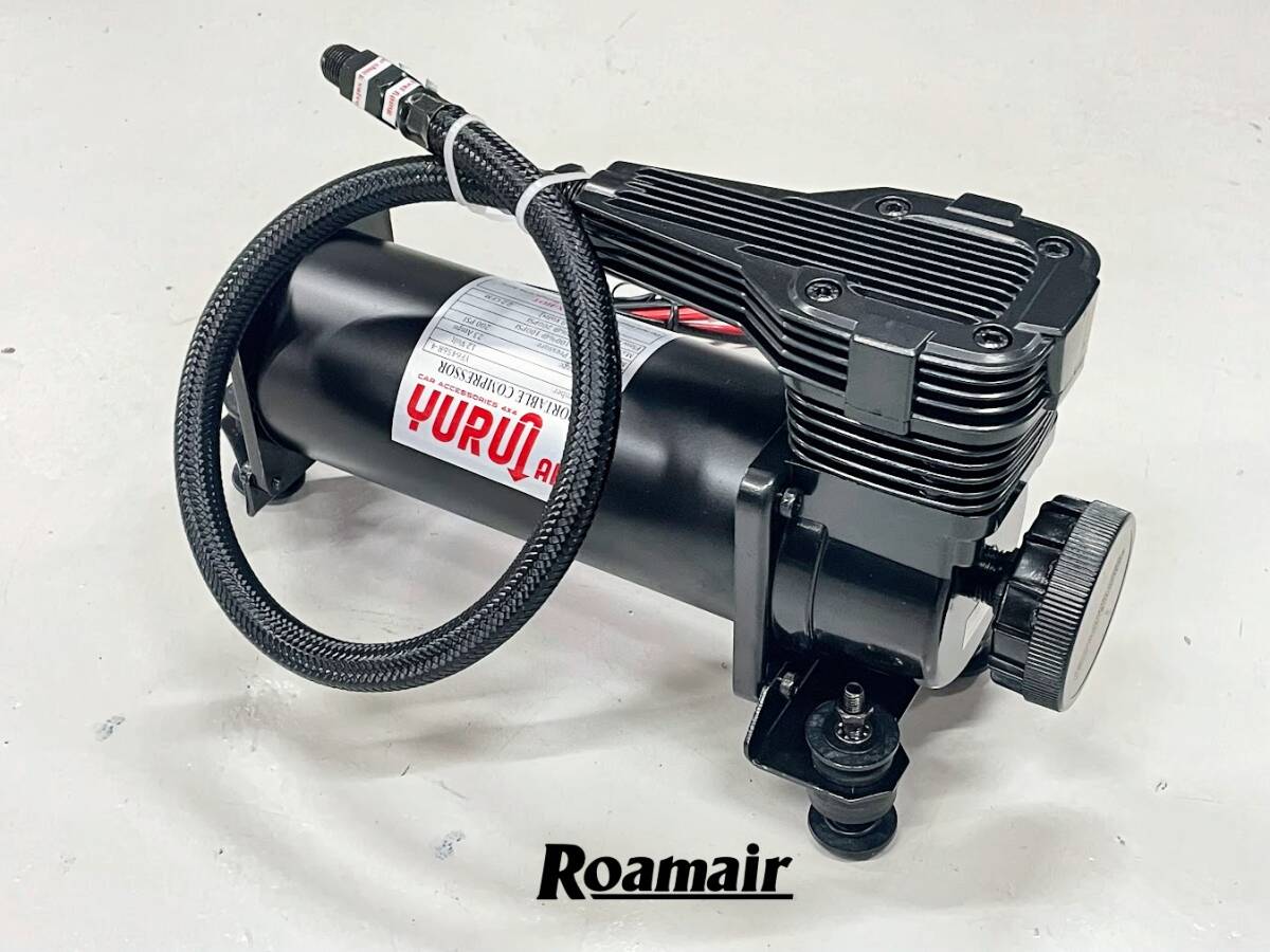 コンプレッサー AC6470S クロームメッキ 超高出力タイプ 1/4 エアサス コンプレッサー AC6470S クロームメッキ 超高出力タイプ 1/4