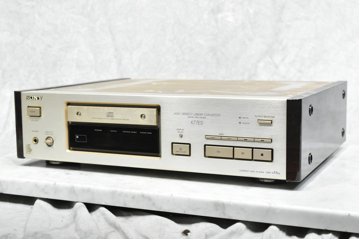 岐阜発 ジャンク扱い CD PLAYER】SONY CDP-X77ES(Yahoo 岐阜発 ジャンク扱い CD PLAYER】SONY CDP-X77ES(Yahoo