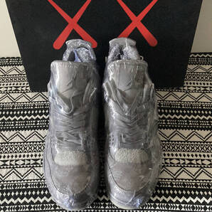 【新品未使用】KAWS × Nike AirJordan4 RetroGrey カウズ × ナイキ エアジョーダン4 レトロ グレー_930155-003_US9.5