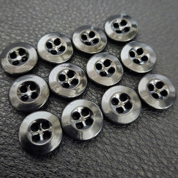 メタルボタン フランス アンティーク ヴィンテージ フレンチワーク 13.5mm metal button french vintage antique サスペンダー 12個