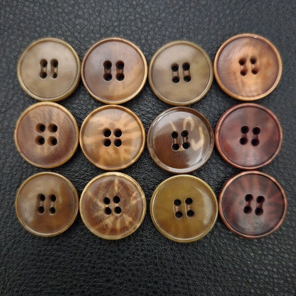 コロゾボタン フランス アンティーク ベジタブルアイボリー 22mm ヴィンテージ アンティーク corozo french vintage 12個