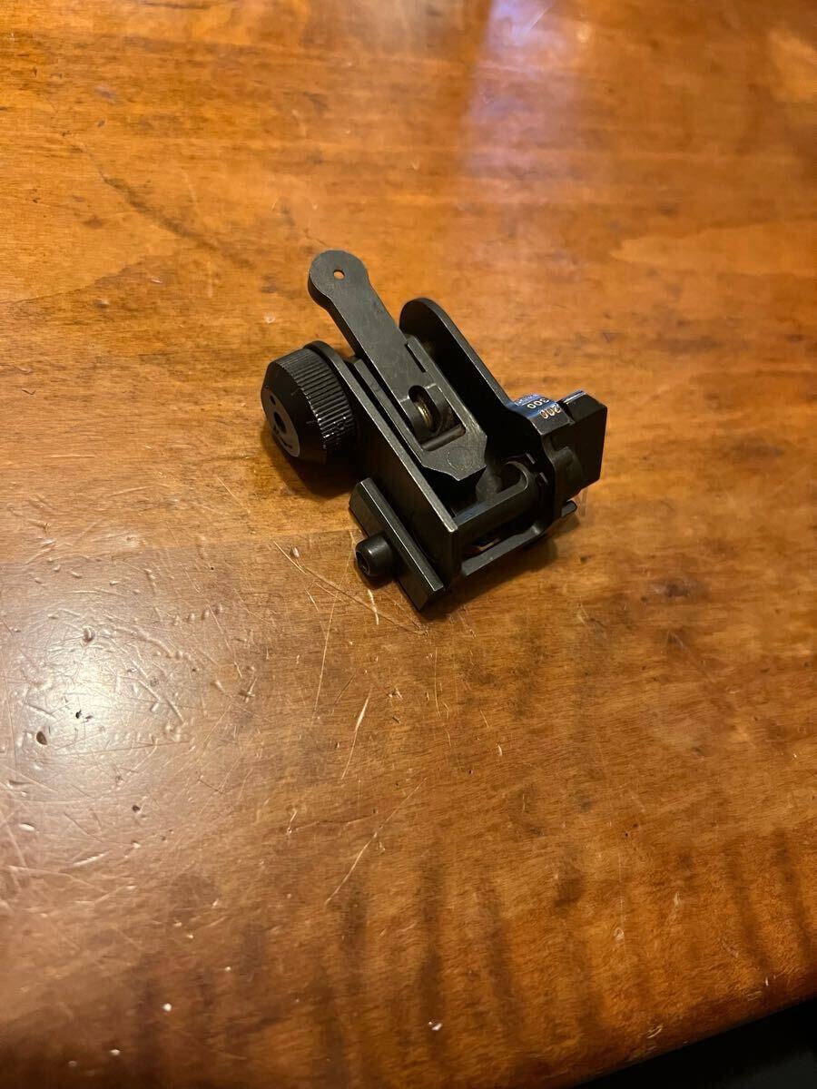 【放出品】MATECH 600M BUIS M4A1 米軍 BLACK LINE - blog:SOPMOD Block2採用 官給品 MaTech BUIS 600m