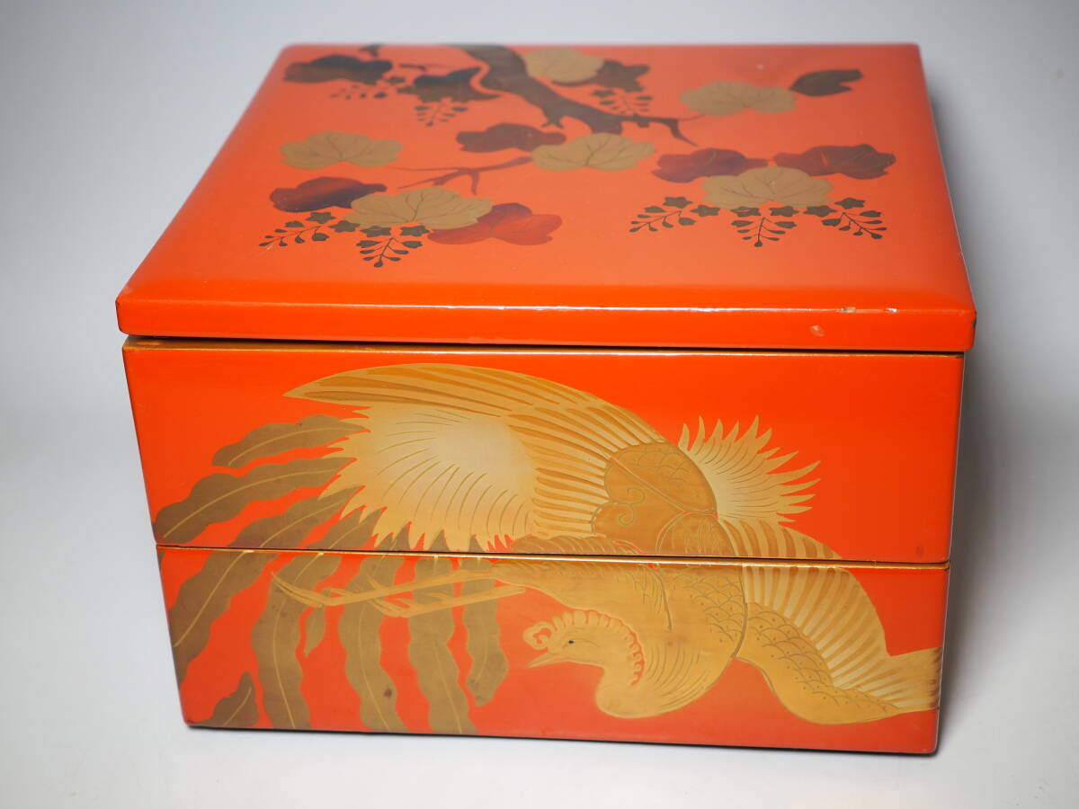 蒔絵 漆器 重箱 鳳凰 非常
