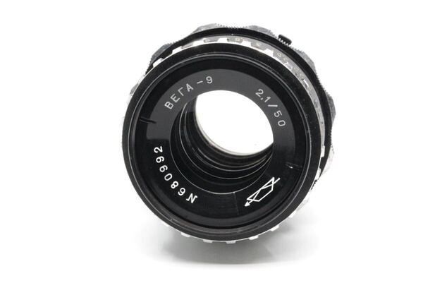 超希少 vega-9 50mm f2.1 Krasnokorsk-2 マウント シネレンズ BMPCC Blackmagic Pocket オールドレンズ クラスノゴルスク