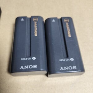 2個セット  SONY ソニー 純正 バッテリー NP-F530