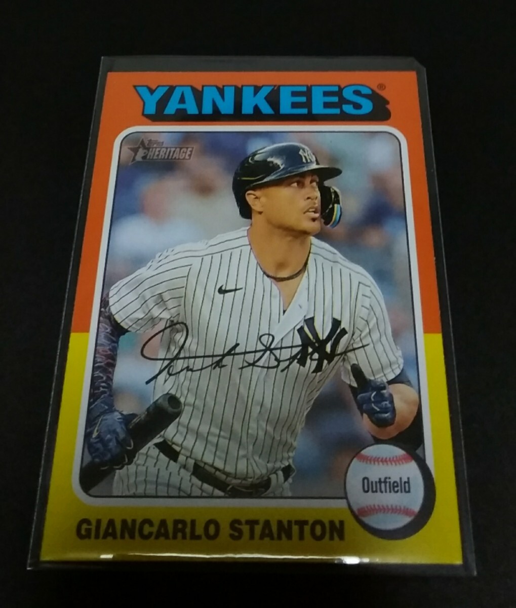 Giancarlo Stanton MLB 2024 Topps Stadium Club Chrome Orange