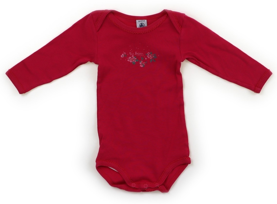 プチバトー PETIT BATEAU ロンパース 60サイズ 女の子 子供服 ベ