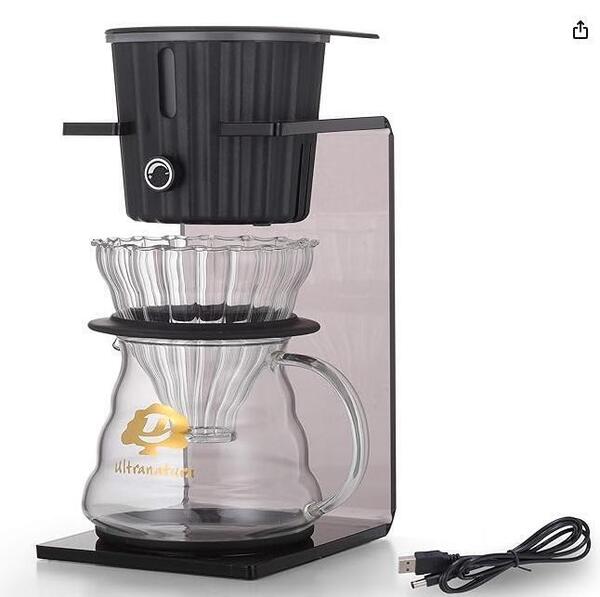ウルトラナチュラ 水出しコーヒーメーカー 温度制御 氷不要 USBでの電源供給