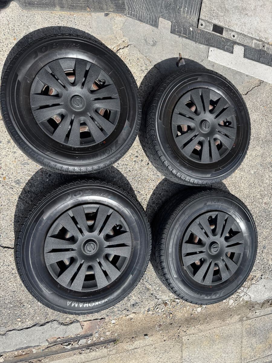 激安 中古 4本セット】 日産 キャラバン E24 純正 スチール