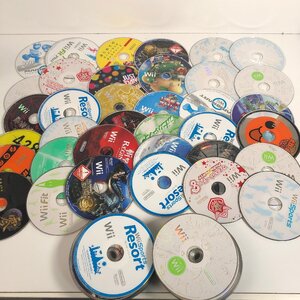 Y8-382 wii ウィー ソフト ディスクのみ 約88枚 1.4kg マリオカート ゼルダ バイオハザードなど 愛知 60サイズ