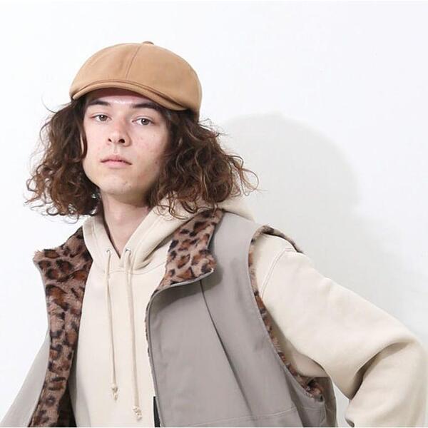 新品未使用 quoltクオルト HUNT CAP YELLOW BROWN メンズハンチング ハンティング CAP