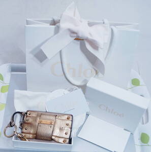 クロエ パスケース★Chloe' 定期入れ パスケース ゴールドカラー