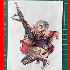 ステッカーNo.999 PC 車 バイク デカール 女の子 アニメ ミリタリー サバゲー アーミー くっ囮!しくった。 そっちか!