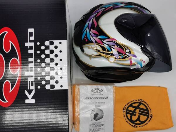 OGK KABUTO オージーケー カブト AVAND-II TAMON アヴァンド・2 AVAND2 ジェットヘルメット Sサイズ