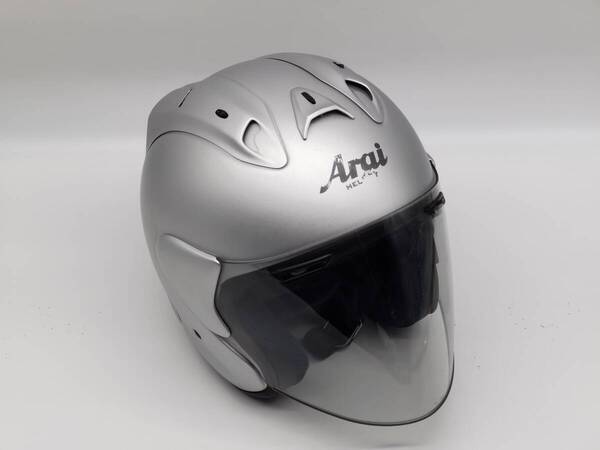 Arai アライ SZ-RamⅢ FLAT SILVER フラットシルバー SZ-Ram3 ジェットヘルメット Lサイズ