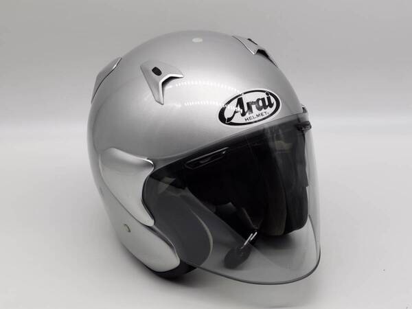 Arai アライ SZ-G ALUMINA SILVER NEWアルミナシルバー SZG ジェットヘルメット Lサイズ
