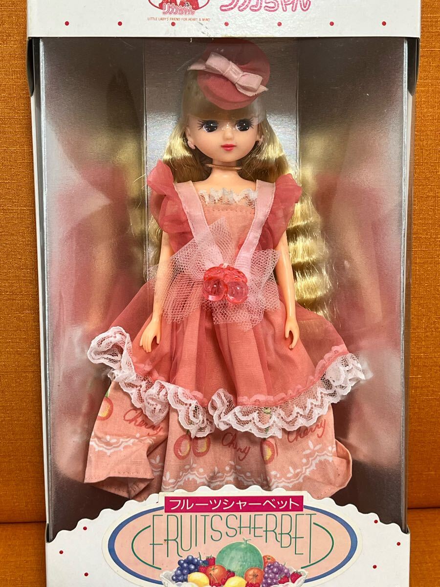 Takara Tomy - リカちゃん フルーツシャーベット サクランボ 白箱 日本製 旧タカラ 未開封 リカちゃん フルーツシャーベット サクランボ 白箱 日本製 旧