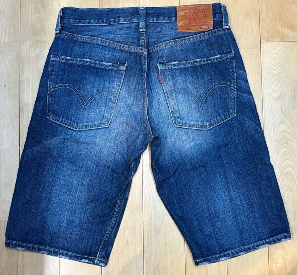 Levi's 503 W28 L13 デニム ハーフパンツ リーバイス