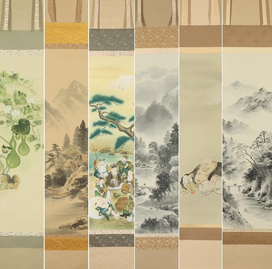 Yahoo!オークション -「七福神 掛け軸」(日本画) (絵画)の落札 Yahoo!オークション -「七福神 掛け軸」(日本画) (絵画)の落札