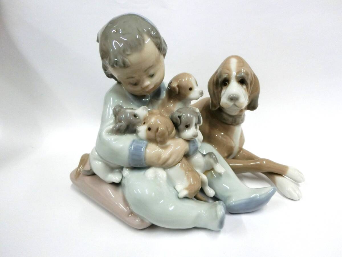 Yahoo!オークション -「リヤドロ 犬 少年」(リヤドロ) (西洋陶磁 Yahoo!オークション -「リヤドロ 犬 少年」(リヤドロ) (西洋陶磁