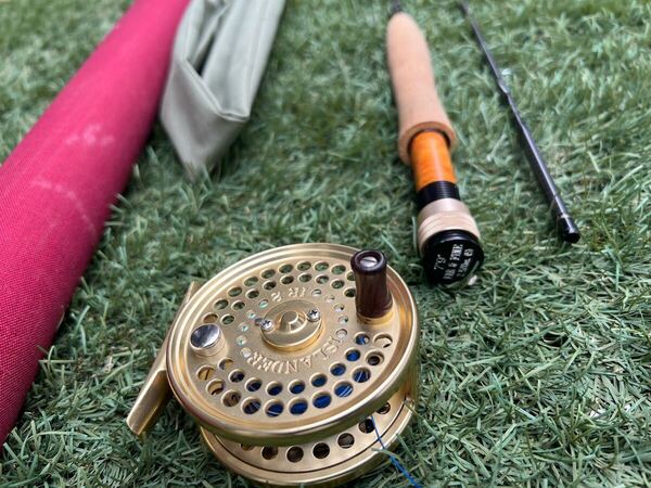 ORVIS HLSGRAPHITE FAR&FINE 7’9 #5フライロッド ISLANDER IR2フライリールのセット