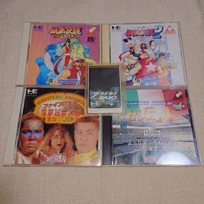 PCエンジン アーケードカード+対応ソフト4本セット