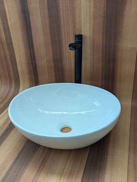 丸型手洗い器 排水トラップ一式 単水栓蛇口 水道継手一式 4点セット 未使用新品