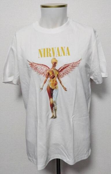 送料無料!【XXXLサイズ】ニルヴァーナ Tシャツ 半袖 NIRVANA 白 天使 ネオスマ