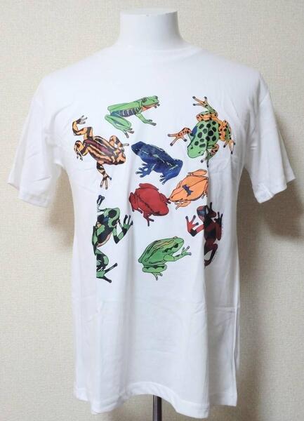 送料無料! 【XLサイズ】蛙 Tシャツ 半袖 かえる カエル 両生類 フロッグ トード ネオスマ
