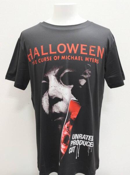 送料無料! 【XLサイズ】ハロウィン Tシャツ マイケル・マイヤーズ 赤 ブギーマン ネオスマ