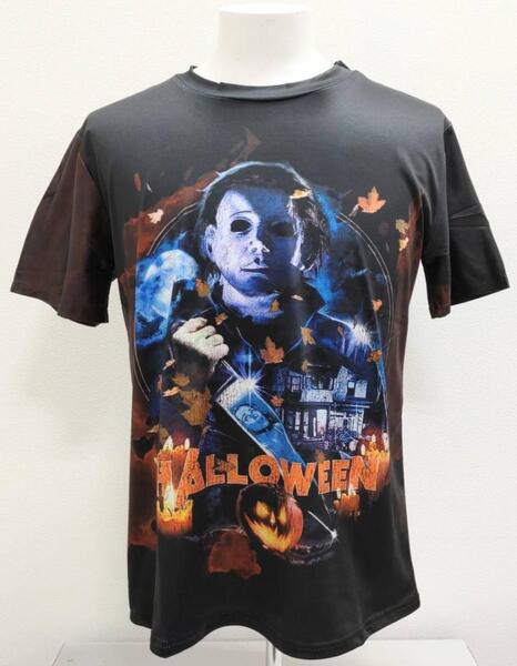 送料無料! 【XXXLサイズ】ハロウィン Tシャツ マイケル・マイヤーズ ブギーマン ネオスマ