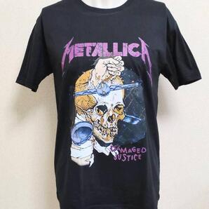 送料無料! 【Lサイズ】メタリカ Tシャツ 半袖 ロックバンド スカルつかみ ネオスマ