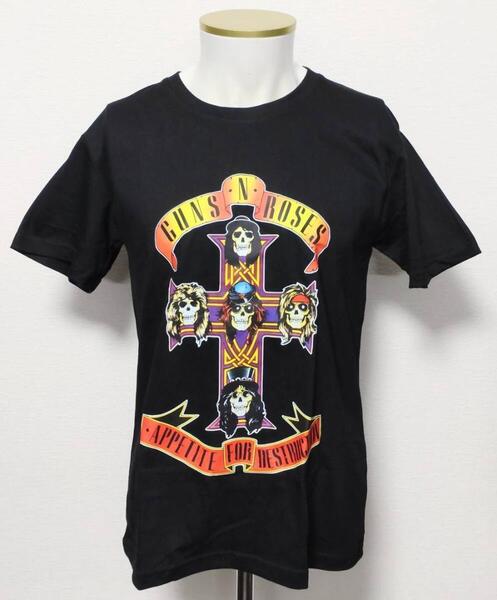 送料無料! 【XLサイズ】ガンズ&ローゼス Tシャツ 半袖 ロック アペタイト ネオスマ
