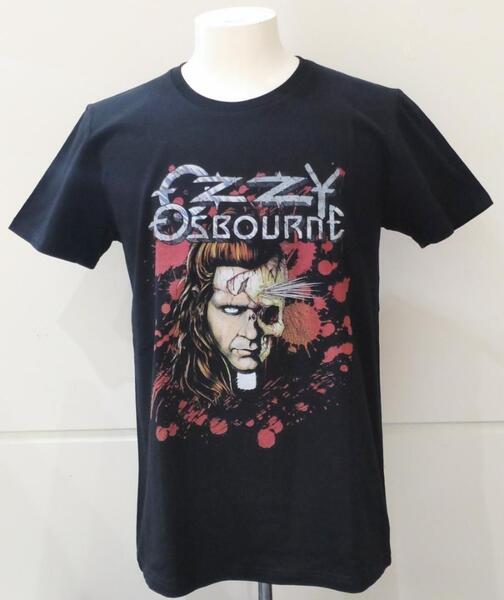 送料無料!【Lサイズ】オジー・オズボーン Tシャツ ブラック・サバス ロックバンド ネオスマ