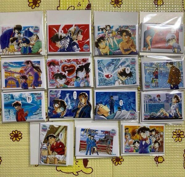 30周年記念コナンカフェ スクエアバッジB 15種類コンプ