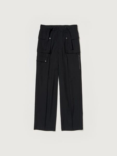 3 新品 25ss AURALEE WOOL HERRINGBONE CARGO PANTS