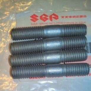 ペイペイ送料無料GS400 GSX400 RG250 GS400L GSX40E 新品 マフラー スタットボルト
