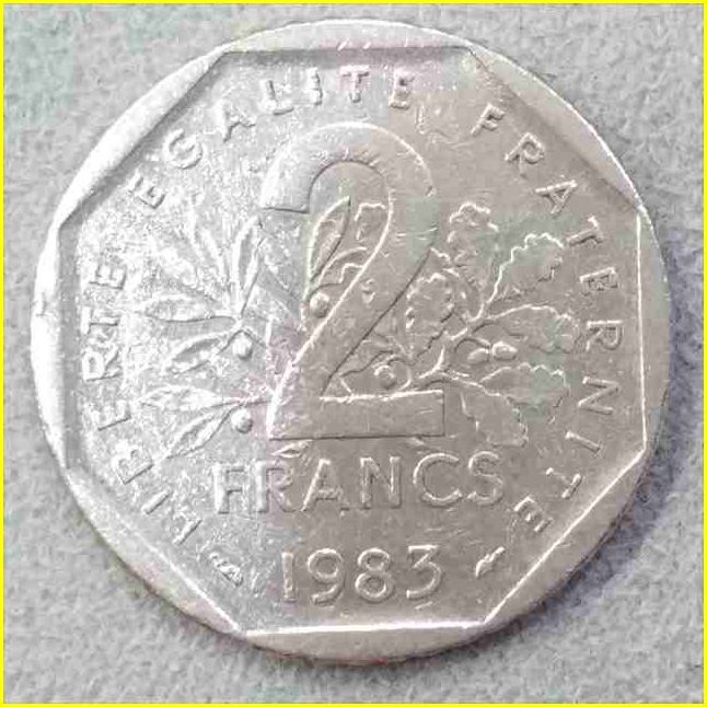 #116 　フランスコイン2枚 Yahoo!オークション -「フランス 2フラン」(硬貨) (貨幣)の落札