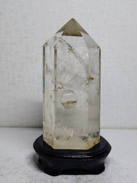 【六角柱】◆486g◆ 水晶 クォーツ 原石 鑑賞石 自然石 天然石 鉱石 鉱物 水石 宝石 ジュエリー 置物 インテリア