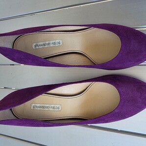 STRAWBERRY-FIELDS 紫 スウェード 23