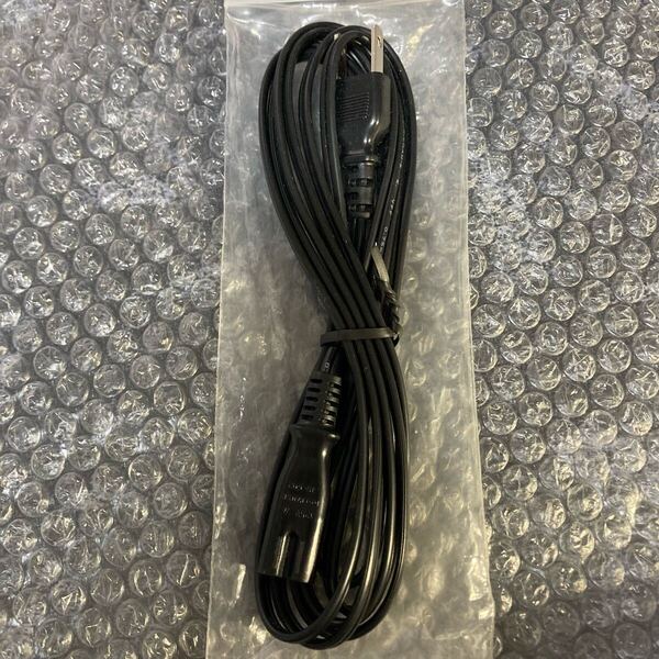 メガネケーブル/電源コード 未使用新品 おおよそ2mくらい