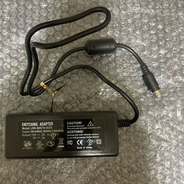 スイッチングACアダプター JHS-Q05/12-S335 動作未確認ジャンク