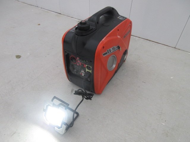 KOSHIN インバーター発電機 GV-16i 中古 工進 KOSHIN インバーター発電機 GV-16SEの中古 中古B使用感あり