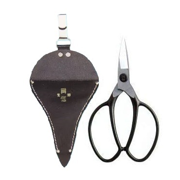 (6丁セット特価) 岡恒 植木鋏 A型 合皮サック付 No.201 オカツネ