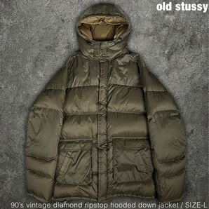 old stussy 90s ビンテージ ダウンジャケット オールドステューシー00s jacket アウター vintage
