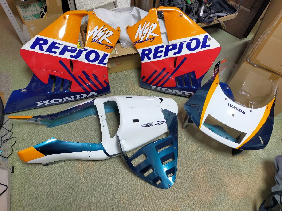 HONDA NSR250R SP REPSOL MC28 1996外装カウル フルセット 塗装