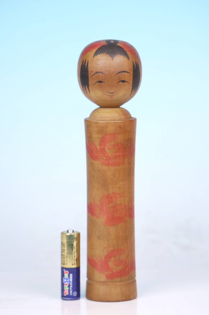 SAKURAYA】伝統工芸【時代彩色木彫 大振創作こけし / 小林伊之介 SAKURAYA】伝統工芸【時代彩色木彫 大振創作こけし / 小林伊之介